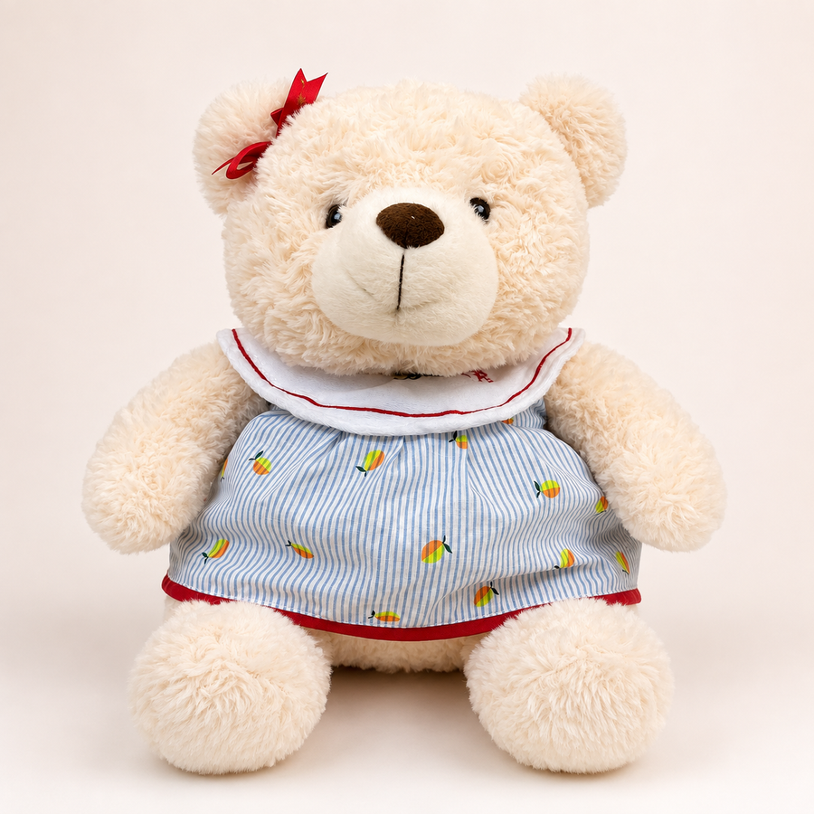 Romantic Bear Girl Plush