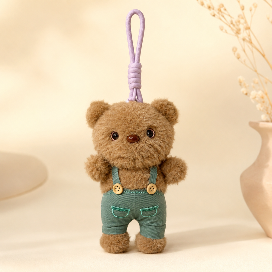 Basic Bag Charm - Teddy(Light Brown)