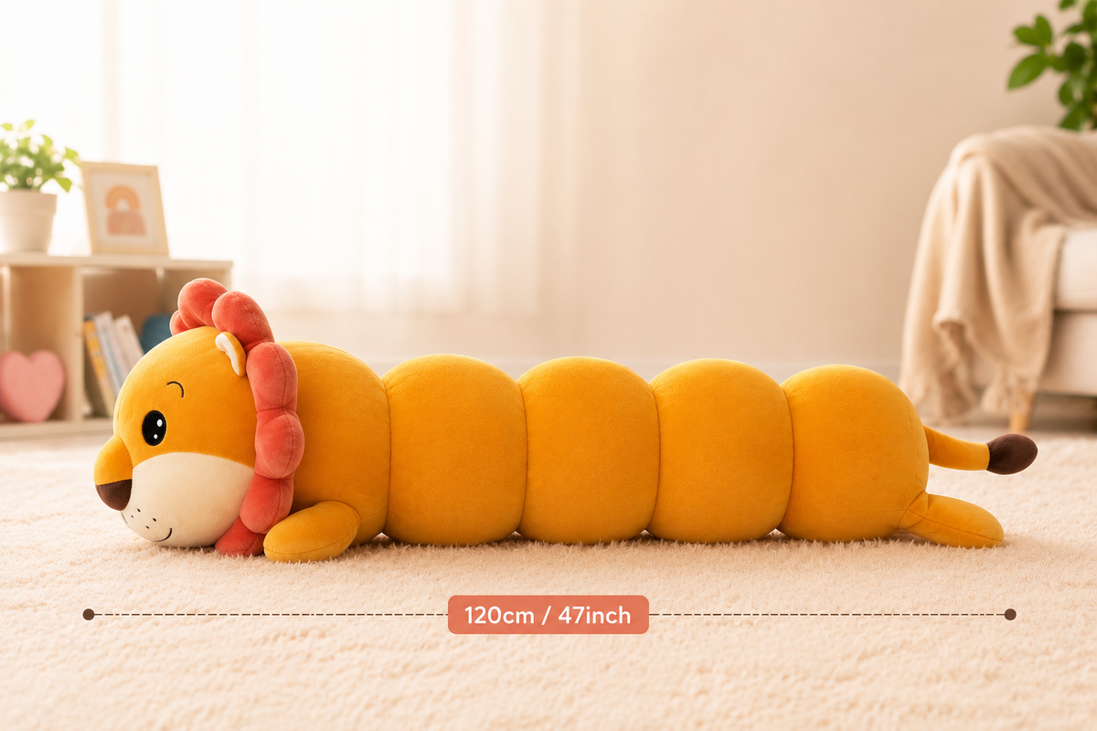 Lion Caterpillar Combo Plush