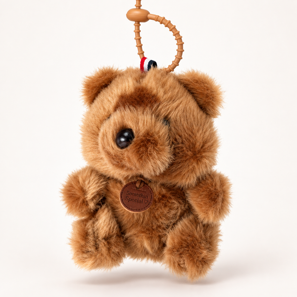 Bear - Bag Charm ( DARK BROWN )