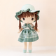 Checkered Dress Doll Plush