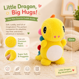 YELLOW PASTLE DRAGON PLUSH