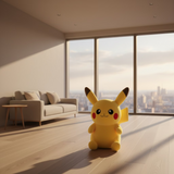 Line Art Pikachu Plush