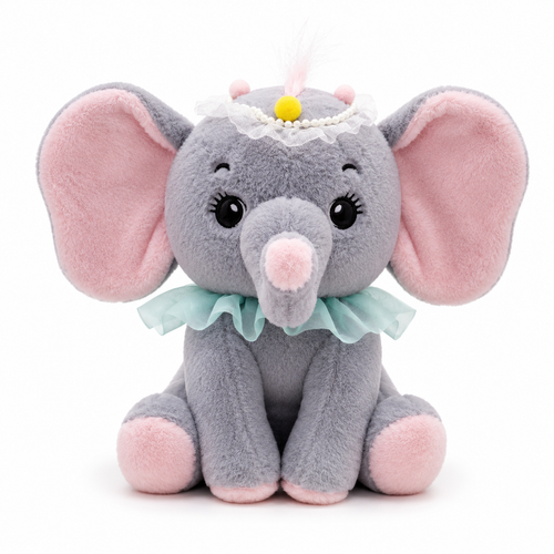 Royal Queen Elephant Plush