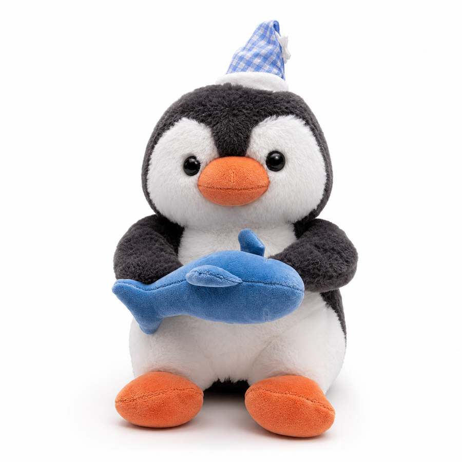 Fish Hug Penguin Couple