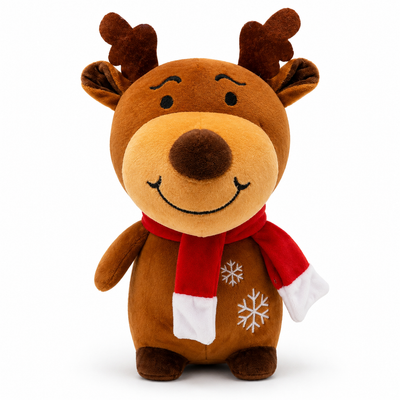 Christmas Jolly Reindeer Plush