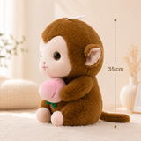 Hungry Strawberry Monkey Plush