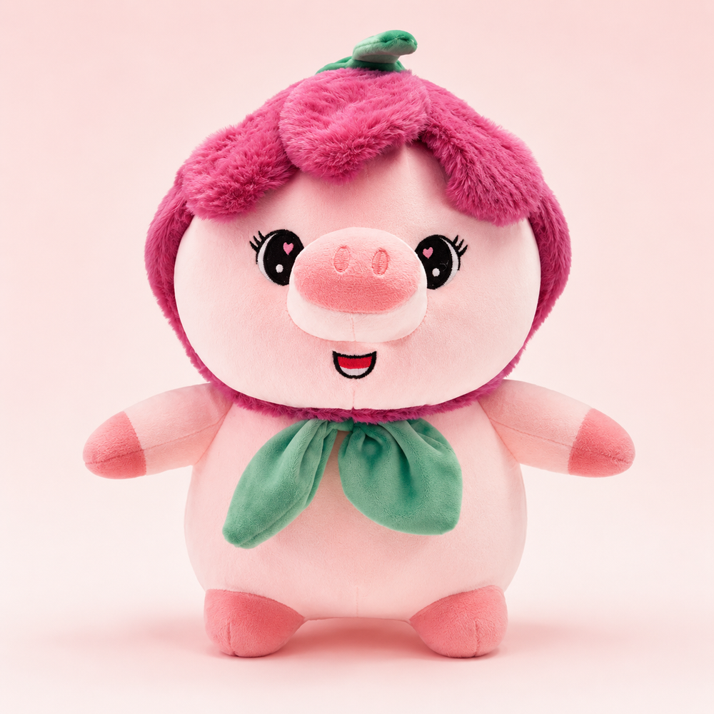 Veggie Garden Piggy Plush