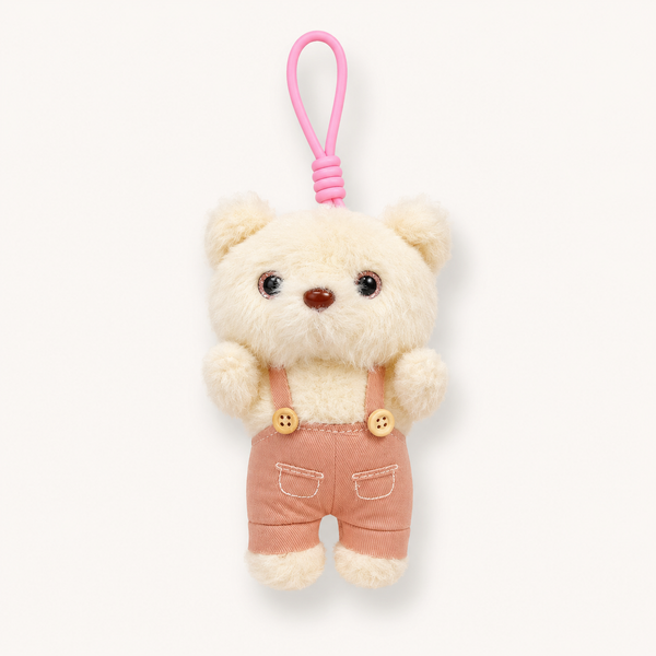Basic Bag Charm - Teddy(White)