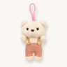 Basic Bag Charm - Teddy(White)