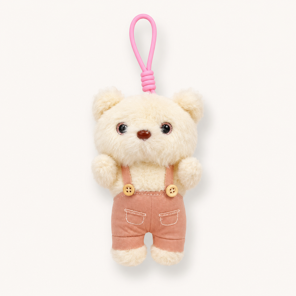 Basic Bag Charm - Teddy(White)