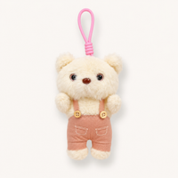 Basic Bag Charm - Teddy(White)