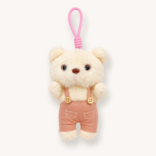 Basic Bag Charm - Teddy(White)